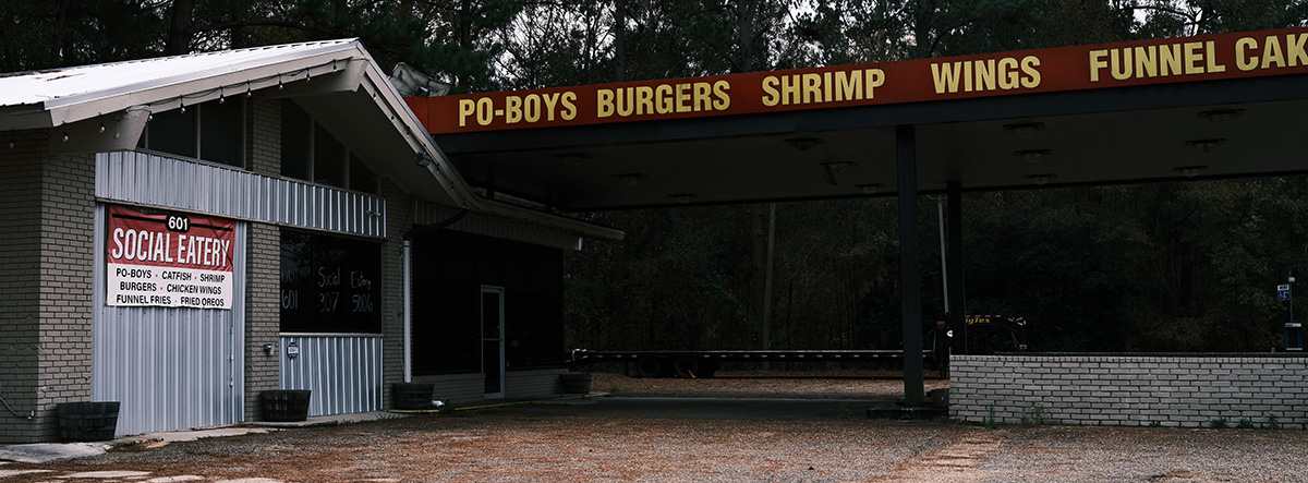 Color Photography of an abandoned restaurant
